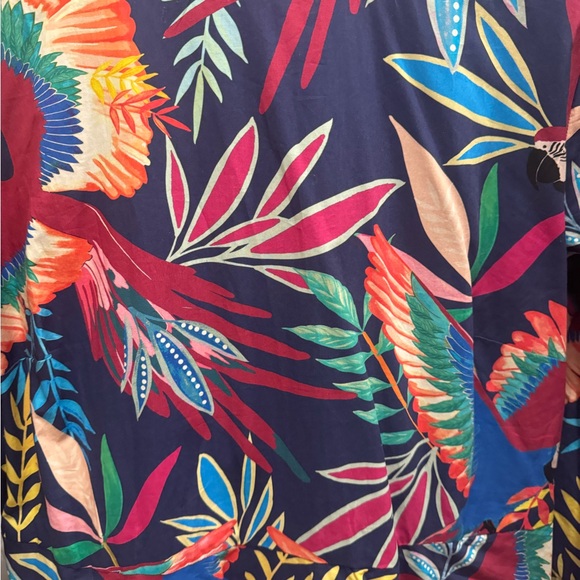 Farm Rio x Anthropologie - Toucan Print Mini w/Tie Waist - Size L - Picture 4 of 9